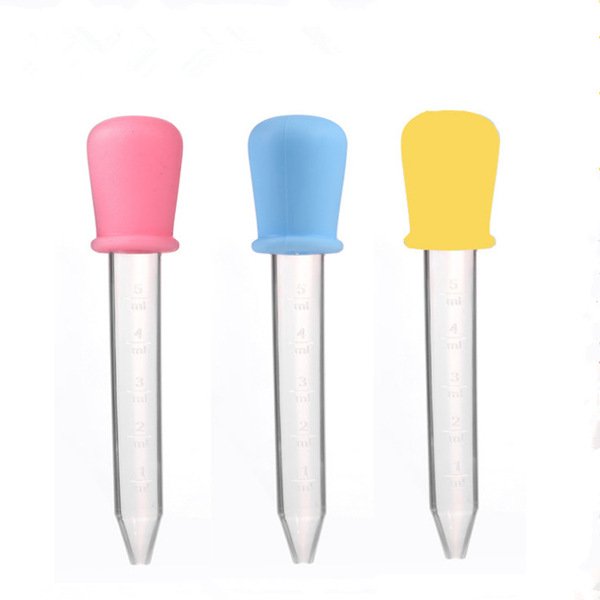 5MLPP plastic dropper nipple dropper rubber dropper baby medicine feeder auxiliary products with scale dropper