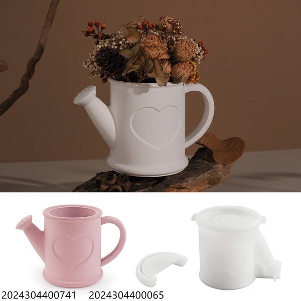 diy gypsum cement aromatherapy candle cup storage jar kettle shower ornaments vase mirror silicone mold ornaments