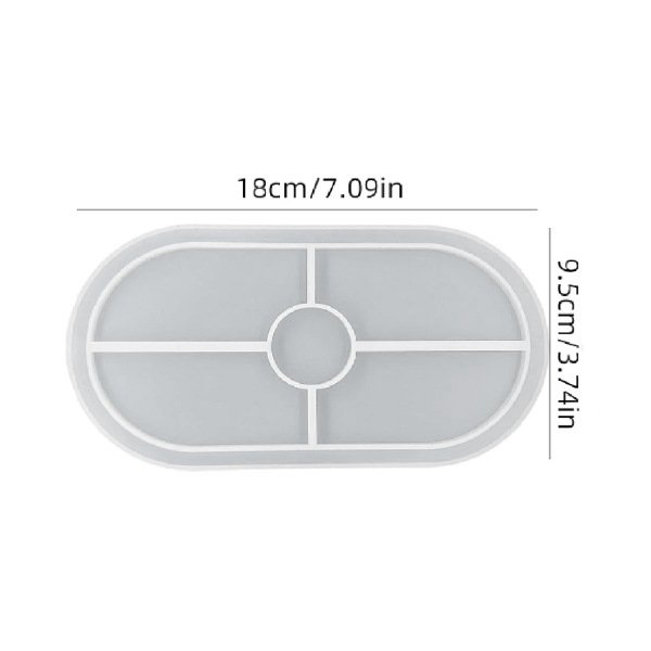 Lotus Candlestick Stripesd Vase Resin Silicone Mold Glue DIY Storage Box Storage Tray Gypsum Cement Tray,