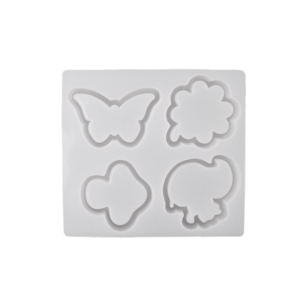 diy drop glue cement mini gypsum candle candle shell candle holder love mushroom round ornaments mirror silicone mold